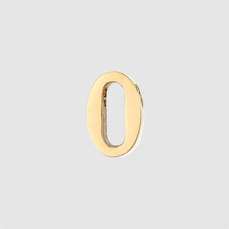 CARLIDANA DIY Jewelry Making Accessories Stainless Steel Gold Plated Arabic Number Pendant Charms for Women Necklace Bracelet