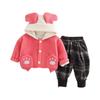 Kids Casual Long-Sleeve Set, Comfortable Daily Wear Outfits