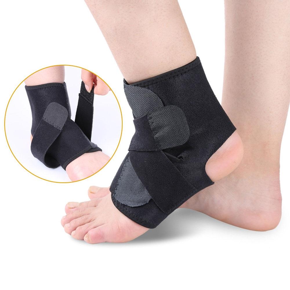 1Pcs Ankle Brace Compression Sleeve Adjustable, Breathable Elastic Arch Support for Unisex Sport