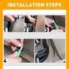 Rubber Seal Protector U Shape Bulb Weather Stripping Edge Waterproof 9.8Ft/10ft