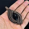 Shungite Pendant, Handmade Gemstone 999 Copper Wire Wrap Pendant Antique Jewelry, For Gift Copper Jewelry