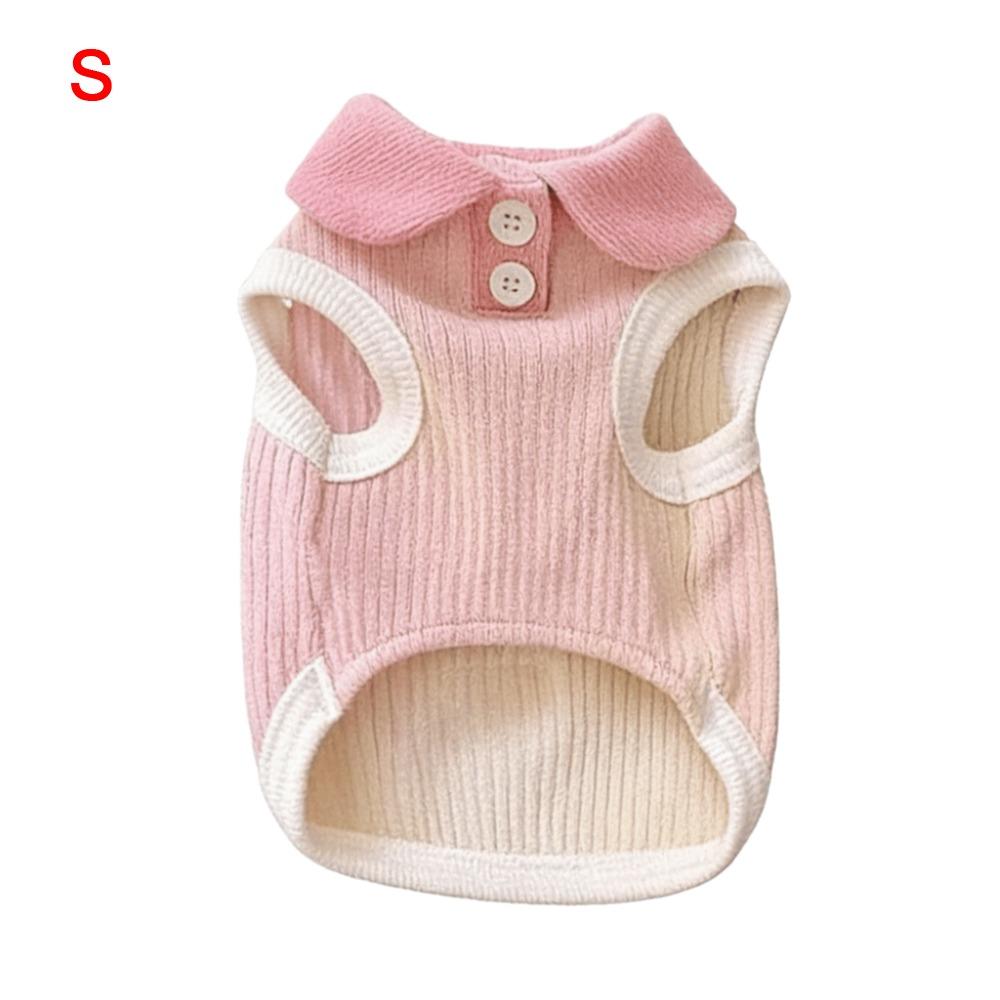 Cute Breathable Dog Shirt Solid Color Soft Dog Clothes Cooling Cotton Pet Costumes Cats