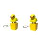 Grenouille Coassante Jouet Fidget Clé USB Grenouille Rechargeable Avec Son & Lumières LED, Clavier Clickeur Grenouille Ludique Soulagement du Stress