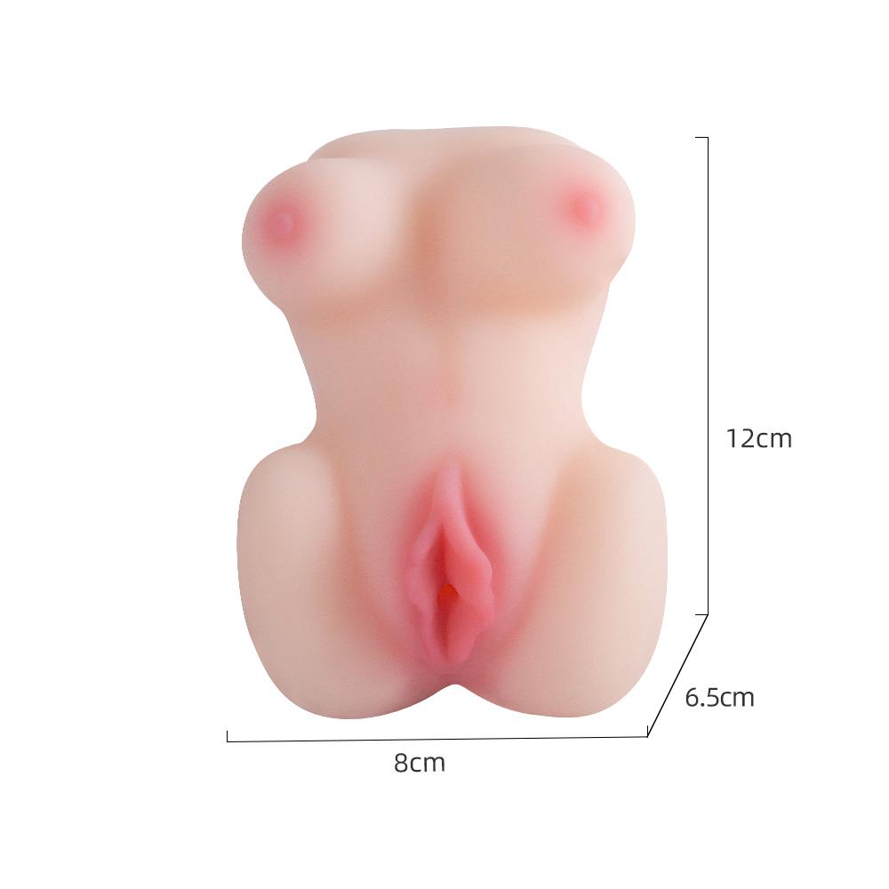 Měkká realistická prsa Vagina Anus Muž Mastubátor Sexuální hračka Masturbační pohár Produkty pro dospělé pro muže