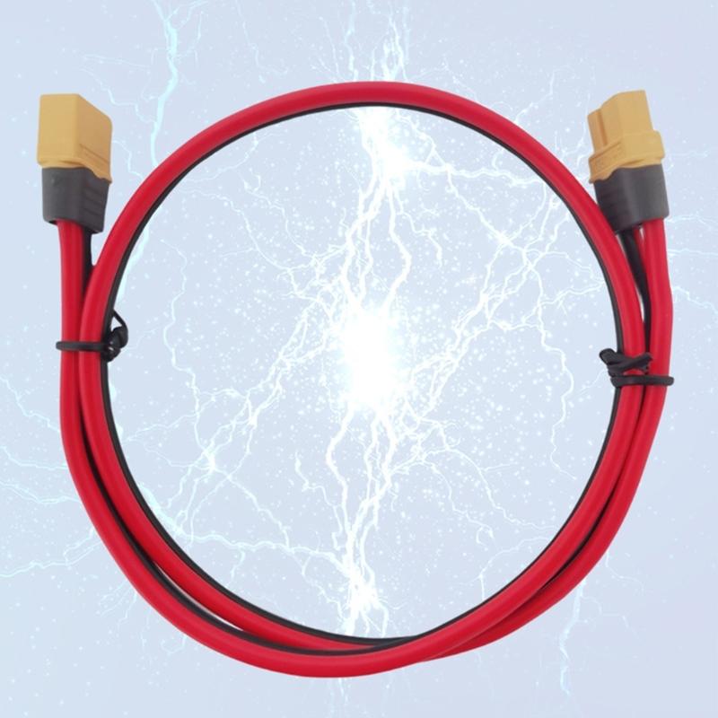 XT60 Male to XT60 Female Connector with 12AWG Silicon Wire Extension Cable for RC Lipo Battery FPV Drone