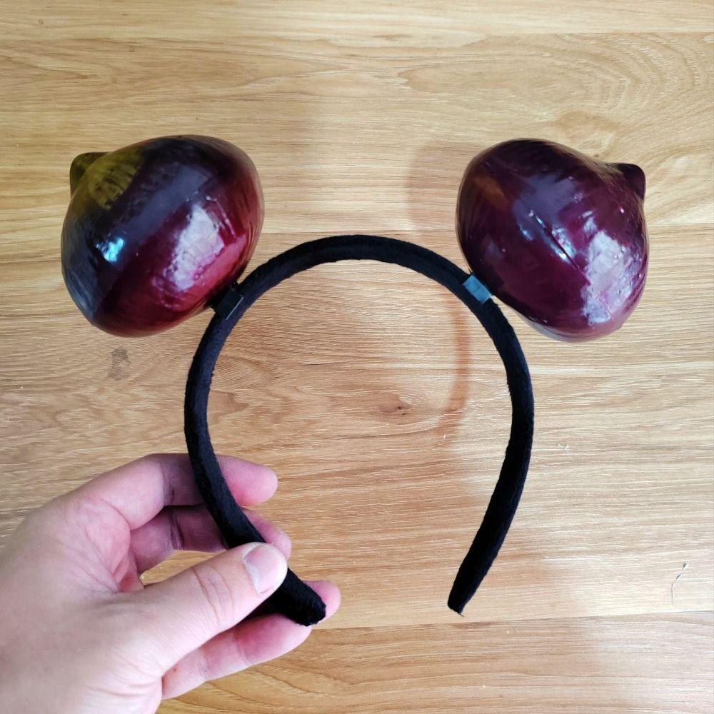 Kawaii Fruits Headband Headwear Vegetable Hair Bands Funny Simulated Food Hair Hoop  Party