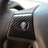Bil Ratt Trim För Tesla Model 3 Model Y Bil Interiör Klistermärken ABS Kolfiber Patch Dekoration Tillbehör
