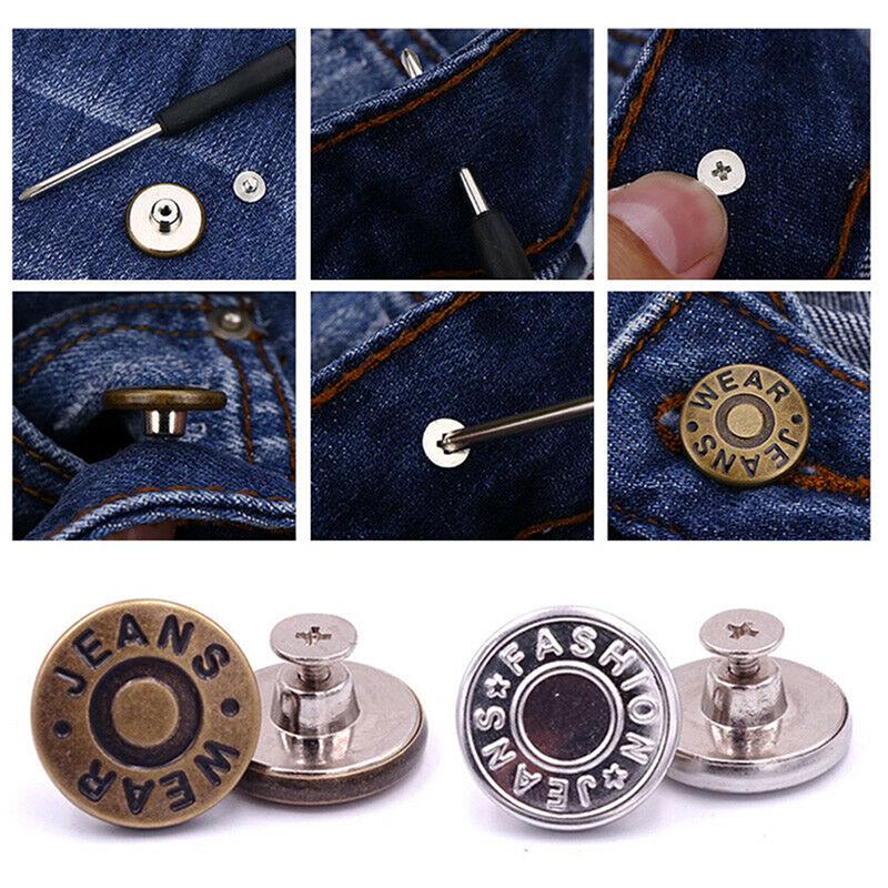 Buy 17Mm Metal Jeans Button Tack Snap 
