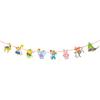 Children's Birthday Flag Kindergarten Shopping Mall Store Event Decoration Birthday Party Party Cartoon Pennant Flag
