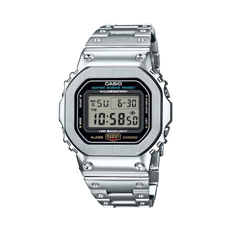Casio Customized Watch Modified Series DW-5600UE-1 Metal Square Display Waterproof Electronic Movement Steel Strap Same DW-5600UE-1