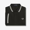 [M3600] Twin Tip Fred Perry Shirt - Night Green/Snow White M3600-T50