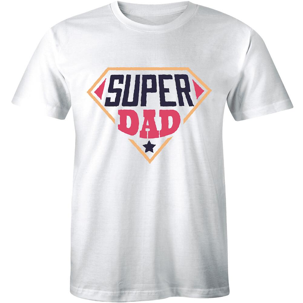 Super Dad My Dad My Hero Father Day Birthday Gift Present Daddy T-shirt Tee M