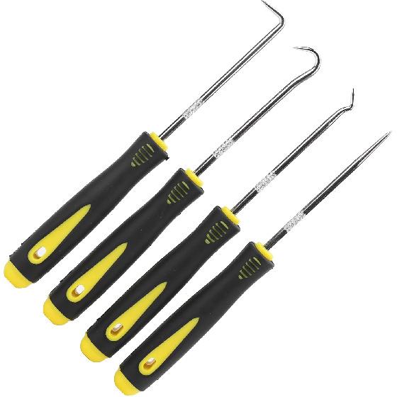 Precision Pick and Hook Set, Automotive Pick Tool Set for Car Auto Oil Seal O Ring Seal Gasket Pick Mini Hooks Puller Remover Perfect for Electronic