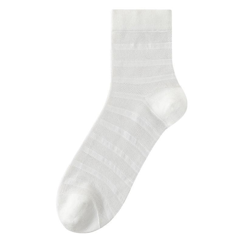 Pánské letní ultratenké chladivé prodyšné síťované business podkolenky