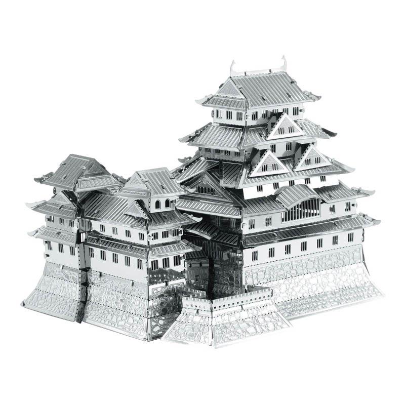All-Metal Himeji Castle 3D DIY Stainless Steel Jigsaw Puzzle Toy