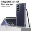 Full Protection Pen Slot Capacitive Pen Phone Case for Samsung Galaxy Z Fold 7 6 Z Fold7 Hinge Full Protection Shockproof Cover