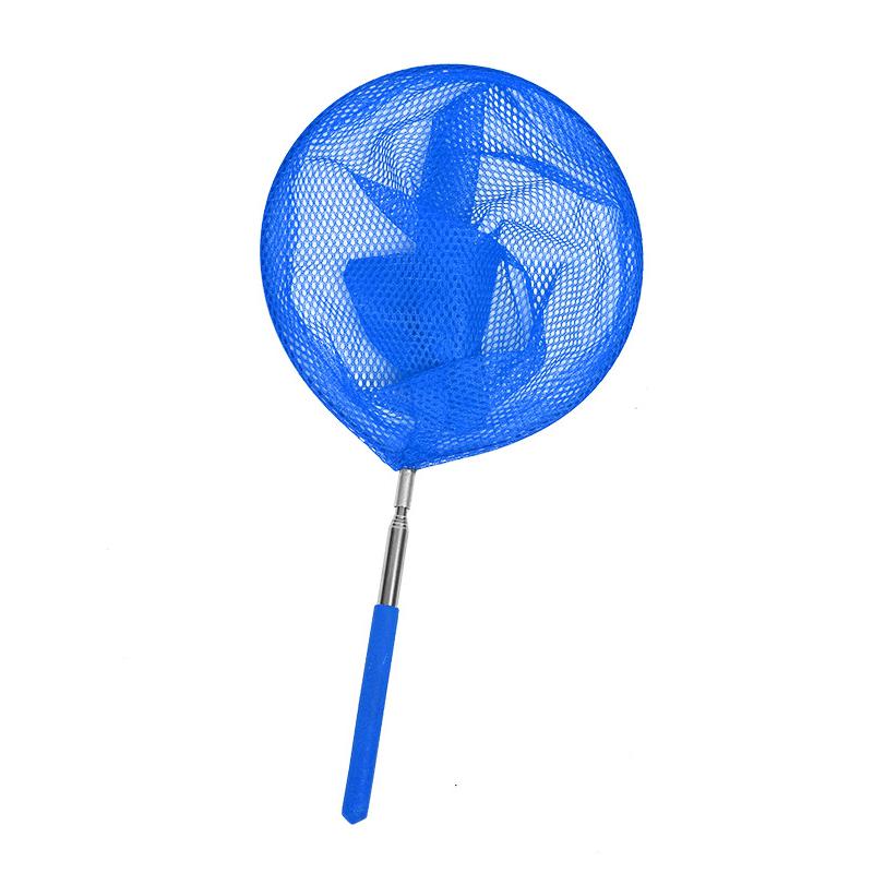 Stainless Steel Retractable Fishing Net Insect Butterfly Dragonfly Net Outdoor Portable Fishing Net Children Fun Game Toys