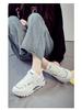 Women's Summer Mesh Sneakers: Breathable, Korean Style, Thick-Soled White Casual Dad Shoes