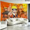 Anime NARUTO Wall Tapestry Aesthetic Wall Hanging Printed Fabric Blanket Decorative Tapestries for Bedroom Living Room Home Decor