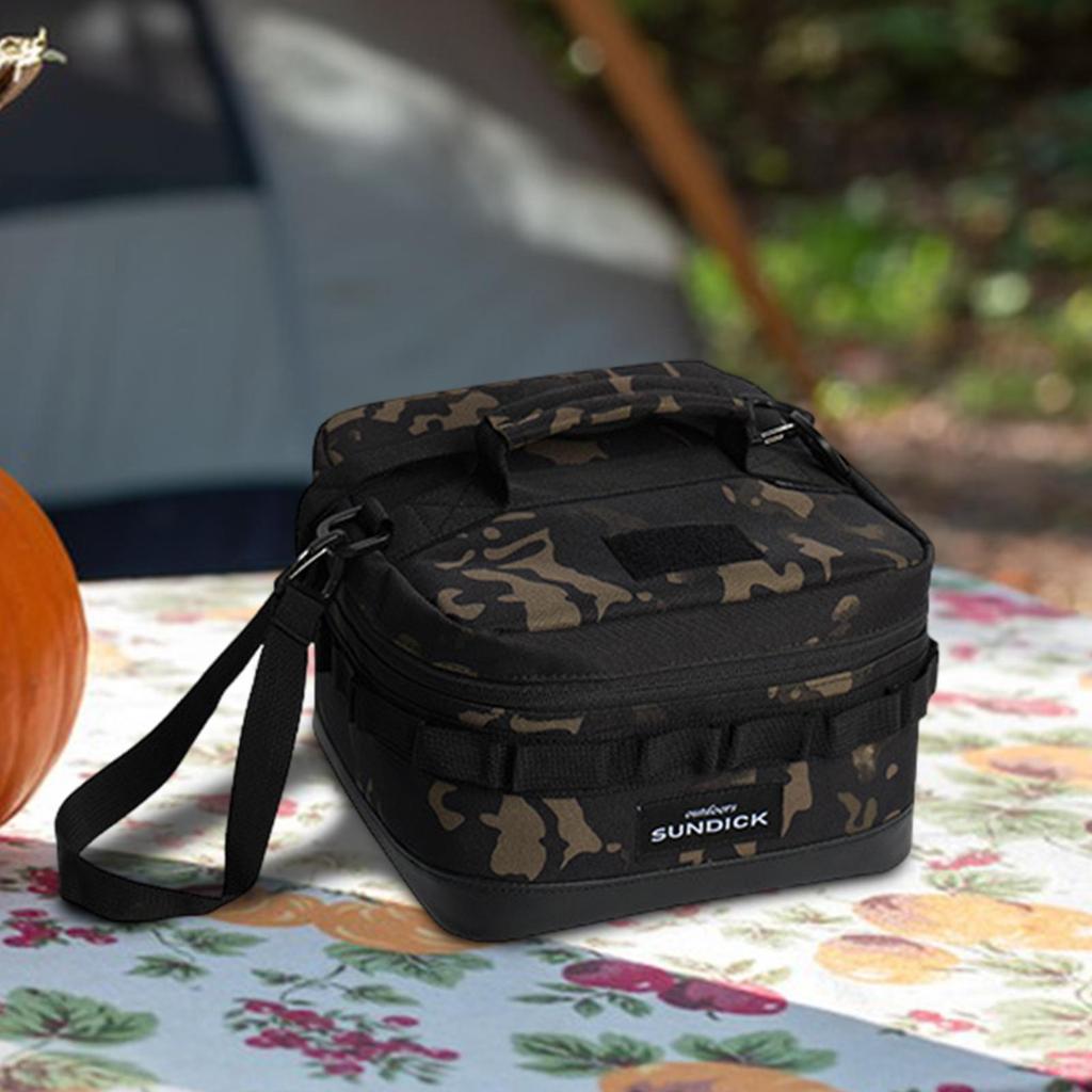 Insulated Cooler Bag Lunch Box Wear Resistant Adults Multifunction Men Women Zipper with Adjustable Strap Thermal Bag for Travel