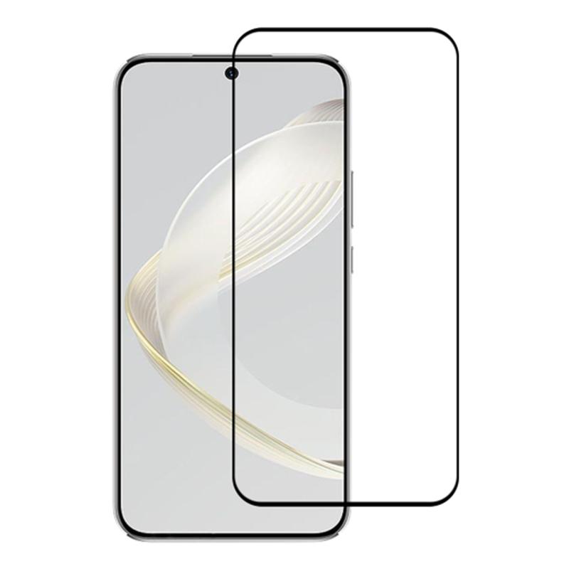 

For Huawei nova 11/nova 12s 4G/nova 12 Lite 4G Silk Printing Phone Screen Protector Full Glue Tempered Glass Full Cover Film Type A