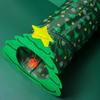 Collapsible Cat Tunnel Toy with Canes Playtube Crinkle Christmas Tree Tunnel for Indoor Kitten Rabbit 20inch