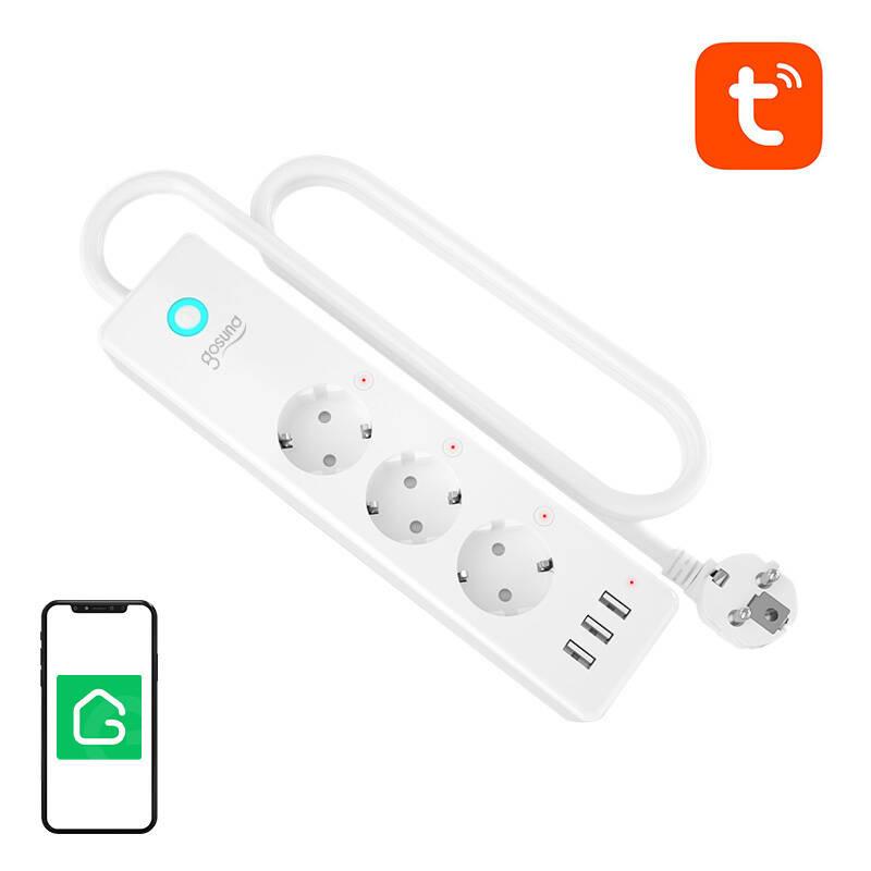 Smart WiFi Power Strip Gosund P1 Plus (3X AC Schuko, 3X USB-A) Tuya