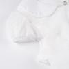 Doll Face Academy Short Sleeve Sheer Top with Pearl Buttons and Slim Fit