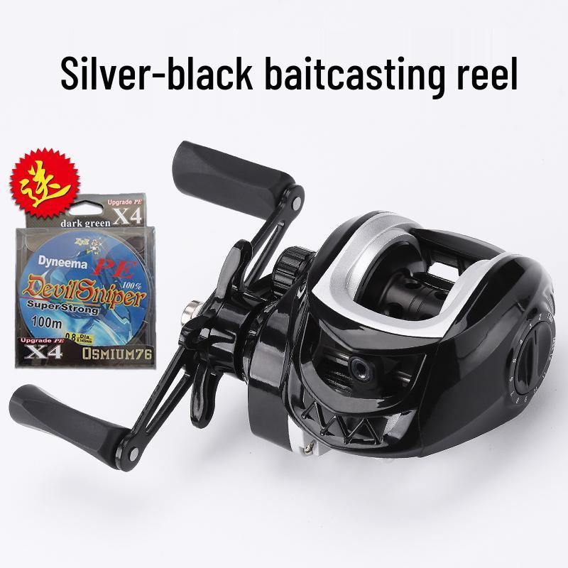 Full Metal Anti-Backlash Baitcasting Fishing Reel for Long Casts