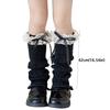 Kawaii High Elastic Lace Leg Warmers Lace Trim Knitted Foot Cover Sweet Style Children's Foot Warmer Children Wear
