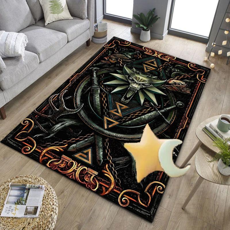 wizard dragon Office Rug Chair Mat, Game Carpet, Suitable for Front Door, Bedroom, Living Room, Desk, Holiday Gift