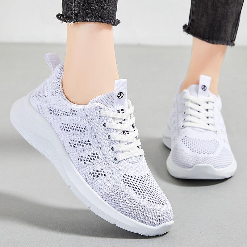 

Женская обувь, новая весенняя спортивная обувь с сетчатой ​​тканью, удобная и дышащая женская повседневная обувь