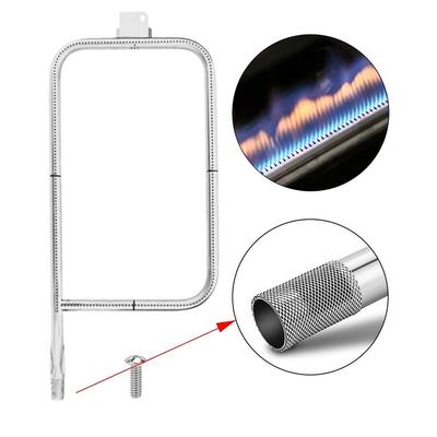 P-Type Grill Burner Tube Anti-corrosion Straight Burner Tube Burner Tube Replacement for Weber Q300/Q320 Q3000/Q3200 Gas Grill