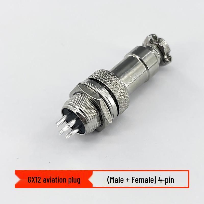 GX12 Aviation Connector Plug: Stable, Anti-Aging, Corrosion-Resistant, Industrial-Grade Socket & Plug.