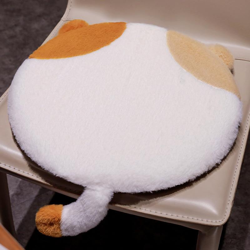 

Dopamine circular memory foam cushion for office work, sedentary fart cushion for students, bench cushion for students, seat cushion for chairs 38 cm [thickness 3 cm removable and washable]