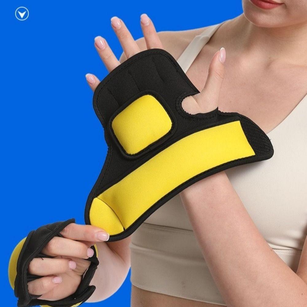 1Pair Weight-bearing Design Weight Carrying Gloves Weighted Sandbag  Gymnastics Training