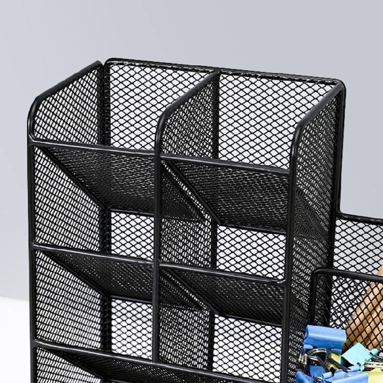 Großer Stiftebecher mit Schublade Multifunktionaler Stiftehalter Büro Schreibtisch Stifteorganizer für Stifte Bleistifte Marker