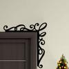 Vintage Forged Iron Wall Art with Scroll Patterns Durable Handcrafted Metal Decor for Home Christmas Gift