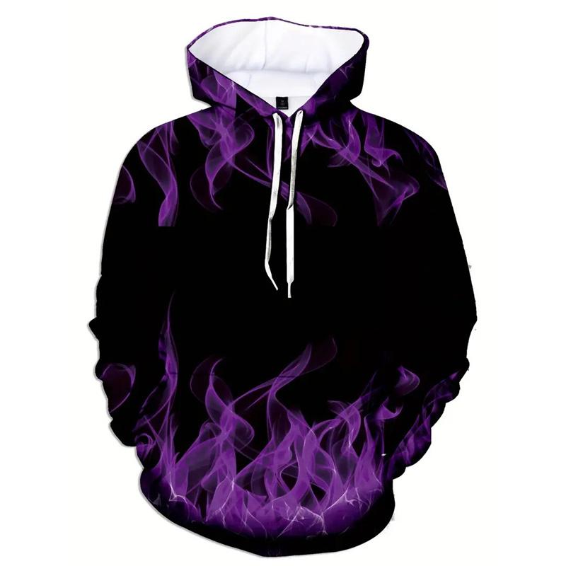 Spring Autumn Hooded Sweatshirt 3D Digital Printing Unisex Hoodies Men Women Fashion Loose Pullover