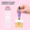 1pc  Perfume Atomizer Portable Liquid Cosmetics Containers Traveling Mini Alcochol Perfume Refillable Bottles Empty Spray Bottle