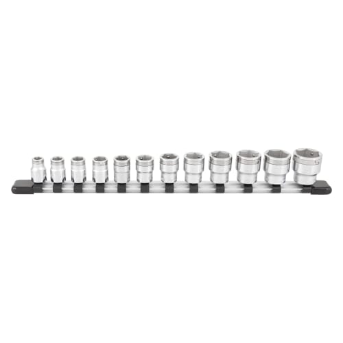

Tone HSC312 Nut Catch Socket Set (Hexagonal with Holder), 9.5mm (3/8 ) Drive, 12 Pieces