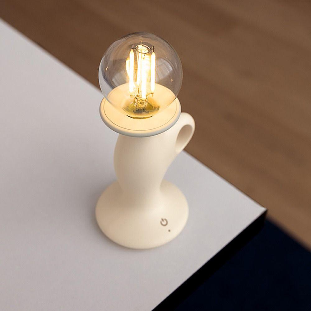 Touch Control Candle Shape Light Romantic LED Atmosphere Lamp Minimalist Bedside Lamp  Bar Counter