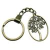 Tree of Life Nature Growth Pendant Antique Bronze Metal Keychain Trendy Gift for Nature Lovers