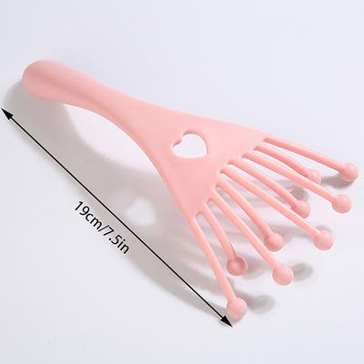 Head Massager Scalp Neck Comb Roller Five Finger 9 Claws Steel Ball Hand Held Relax Spa Hair Care For Hair Growth Stress Relief