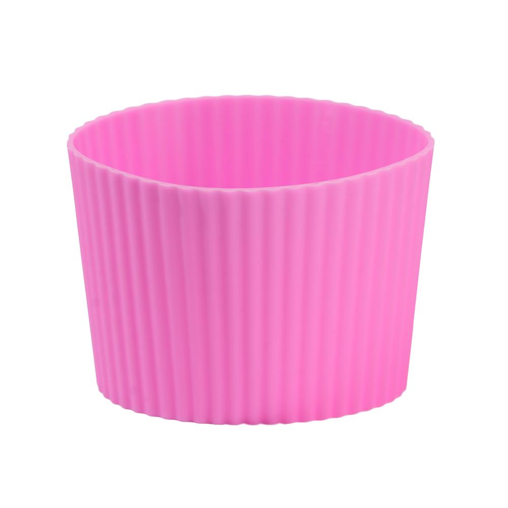 Table Mats Durable Water Cup Coasters Silicone Cup Sleeve Insulation Cup Cover Bottle Sleeves