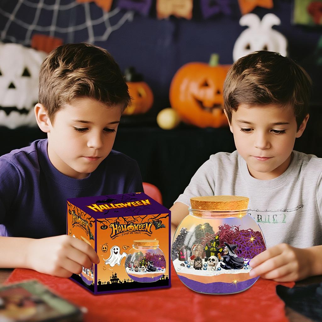 Creative DIY Crafts Halloween Lamp Micro  Holiday Gifts And Toys