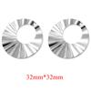 10PCS/lot Stainless Steel Gold Earring Findings Embossing Flower Link Connectors DIY Dangle Ear Wire Components Gold Earrings