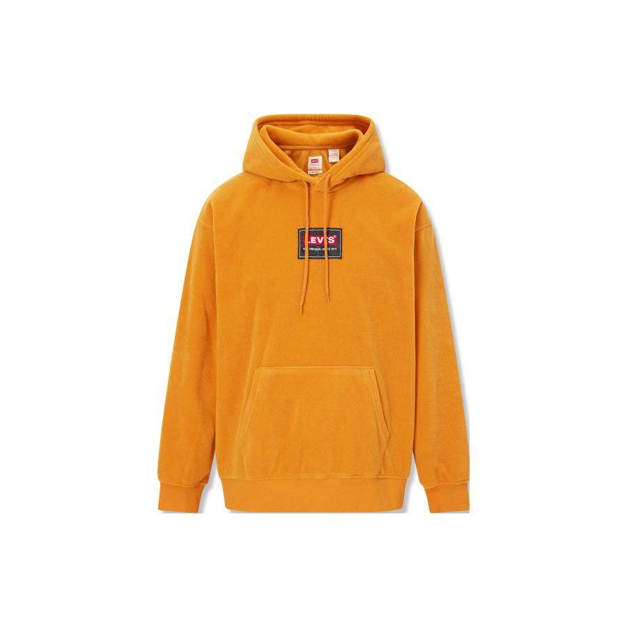 Levis Slim Fit Hooded Pullover Long Sleeve Sweatshirt Men sweatshirt Orange A6391-0001