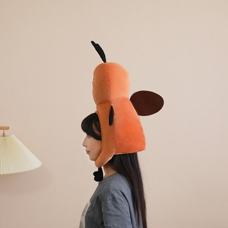 Adorable Roach Plush Cap Comfortable Unisex Beanies For Family Halloween Costume Party Accessories