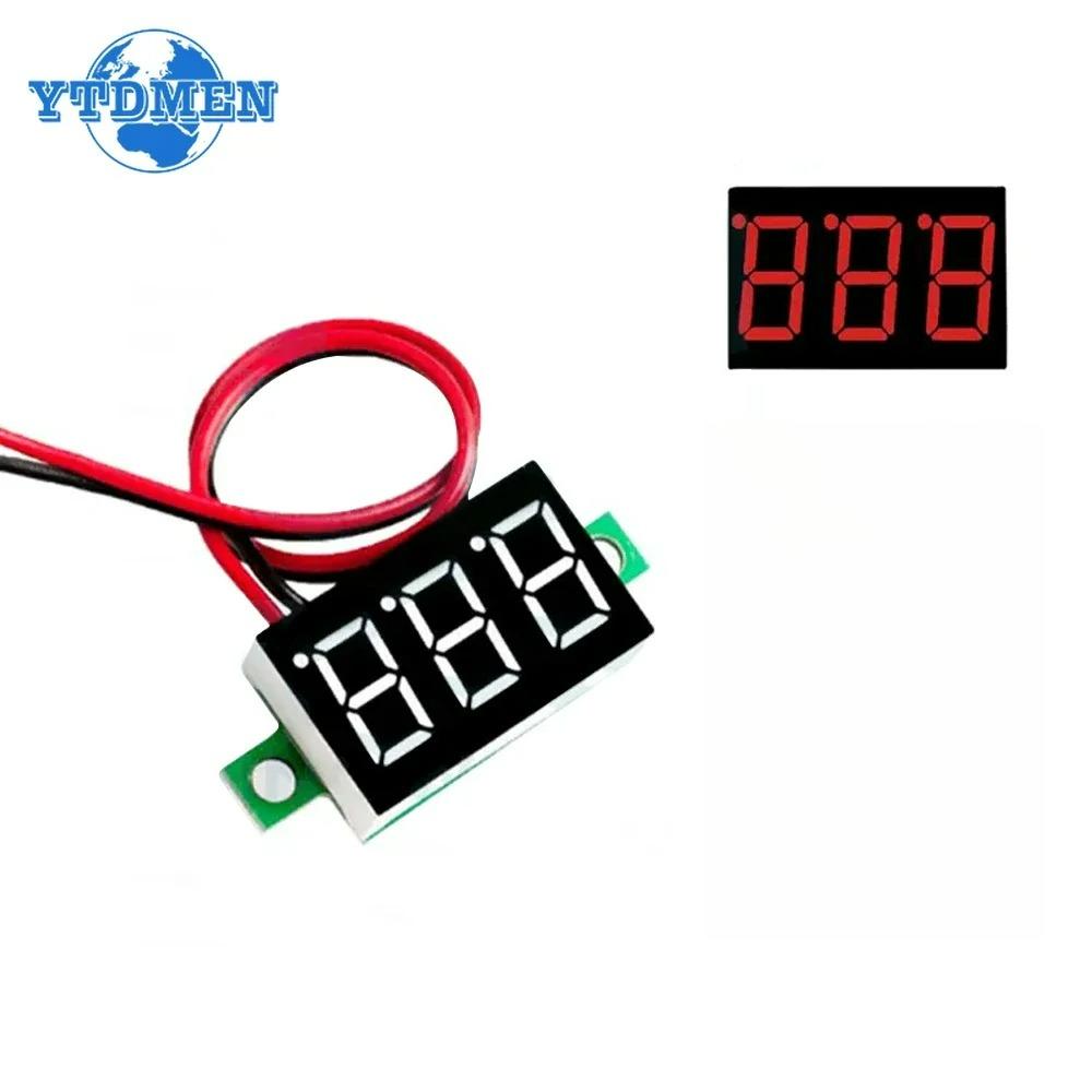 1PCS 0.36 Inch Voltmeter DC 0-32V 4.5V-30V LED Mini Digital Voltmeter LED Display Volt Meter Gauge Voltage Panel Meter 2 3 Wires